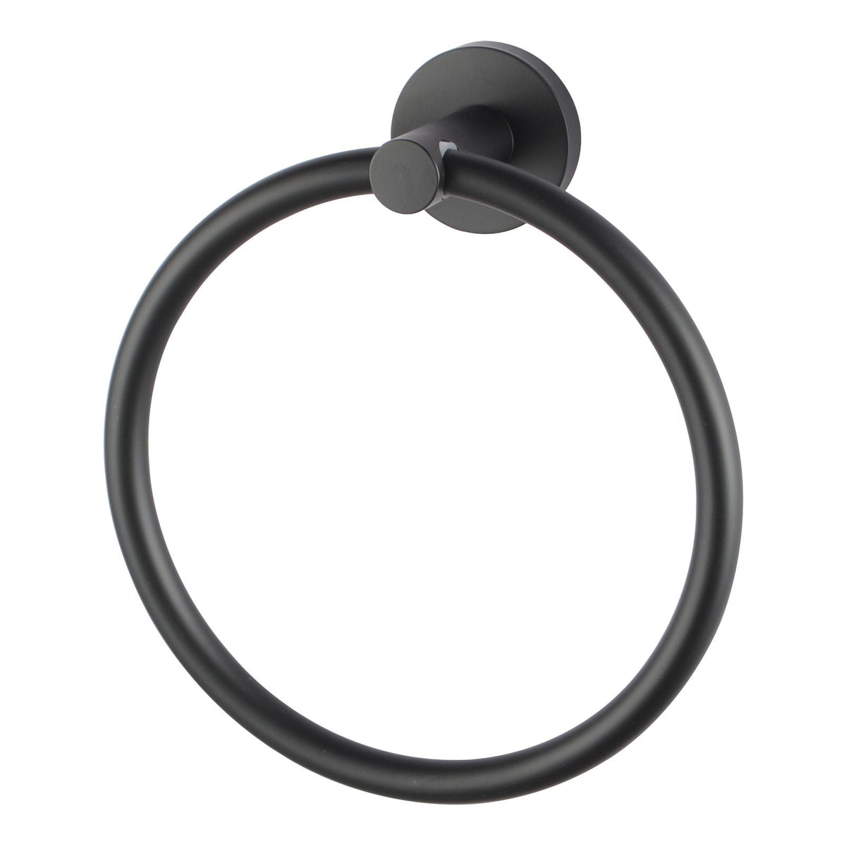 LUCID PIN Round Black Hand Towel Ring
