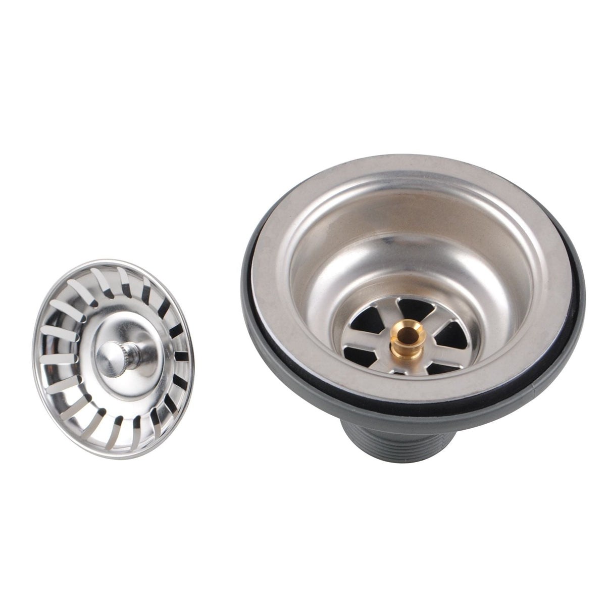 1.2mm 715x450x200mm Handmade Concrete Grey Round Corners Double Bowls Top / Undermount / Flush Mount Kitchen Sink