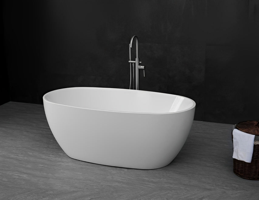 INSPIRE VINNY FREE STANDING BATHTUB MATTE WHITE (AVAILABLE IN 1500MM AND 1700MM)