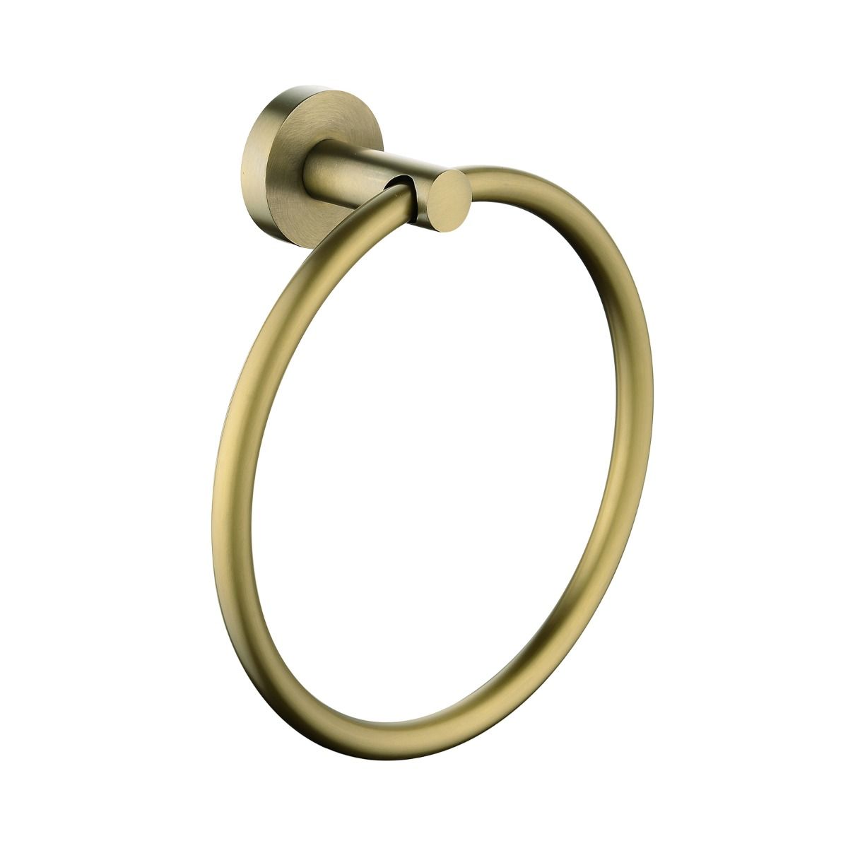 Pentro Brushed Yellow Gold Wall Mounted Round Hand Towel Ring