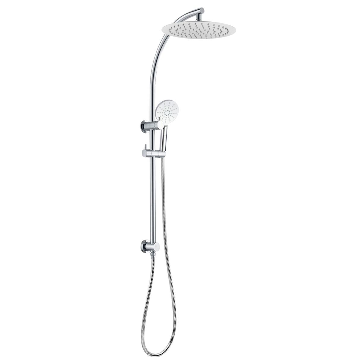 10&#39;&#39; Round Chrome Shower Station Top Inlet