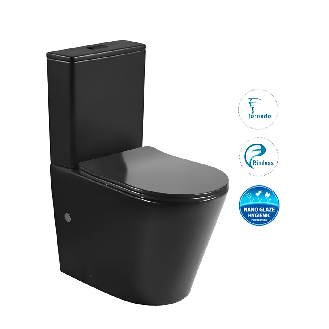 INSPIRE RADIANT TOILET SUITE SLIM SEAT MATTE WHITE