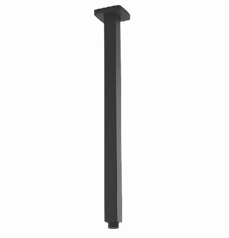 Cavallo 400mm Gun Metal Grey Square Ceiling Shower Arm